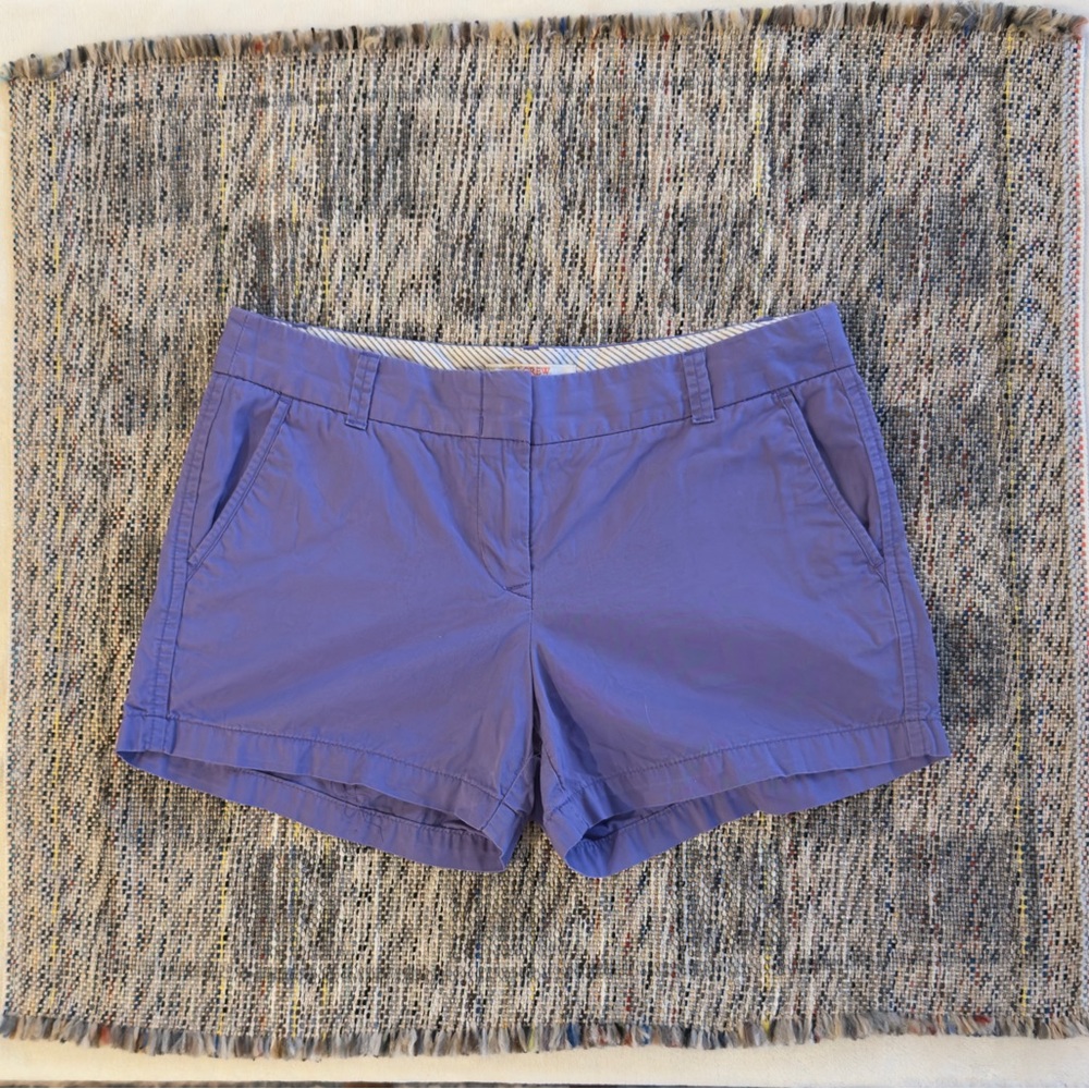 J. CREW Chino Purple Shorts